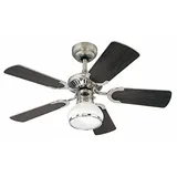 Westinghouse Princess Radiance II 90 cm Deckenventilator mit Licht wenge/weiß/zinn