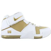 Nike LeBron Zoom 2 II - Maccabi - Herren Basketball Schuhe Weiß-Gold DJ4892-100