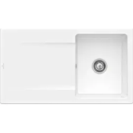 Villeroy & Boch Siluet 50 weiß alpin + Handbetätigung