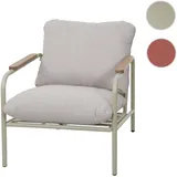Mendler HWC-O11 Gartensessel 68 x 68 x 81 cm hellgrün 1 St.