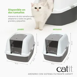 Catit Katzentoilette Jumbo 57x46x50cm Grau