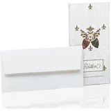 RÖSSLER Rössler, Papier Zerkall Bütten Briefumschlagpack 20/DL, matt,