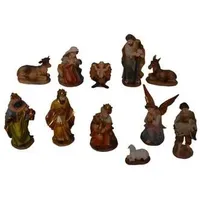 Kolbe Krippenfiguren-Set, ca. H9 cm, 11-teilig, Bunt