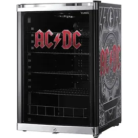 CUBES HC 203 E AC/DC Getränkekühlschrank (115 l, 845 mm hoch, Schwarz/Rot)
