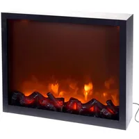 Home&styling collection Home Styling Collection Elektrischer Kamin in schwarz