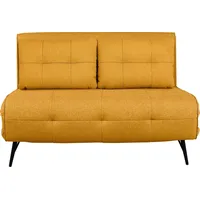 LEONIQUE Daybett Alise, mit Schlaffunktion, in tollen Farben und Qualitäten erhältlich gelb 122 cm x 84 cm x 86 cm