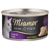 Miamor Feine Filets Naturell Huhn & Ente 24 x 80 g