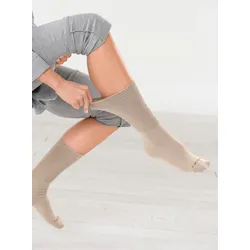Socken CAMANO, Damen, Gr. 2/39, beige, 74% Baumwolle, 24% Polyamid, 2% Elasthan, Socken
