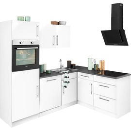 wiho Küchen Winkelküche »Cali«, ohne E-Geräte, Stellbreite 230 x 170 cm weiß