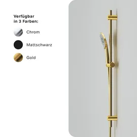 AM.PM Duschset Gold Brauseset, Handbrause Set, Duschsäule, Duschkopf-Set
