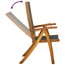 vidaXL Gartenstühle Set 57,5 x 72 x 109 cm braun 6 St.