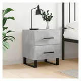 vidaXL Nachttisch Betongrau 40x35x47,5 cm Holzwerkstoff