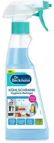 Dr. Beckmann Kühlschrank Hygienereiniger, biologisch abbaubar, Kühlschrankreiniger zur hygienischen Reinigung und Neutralisation von Gerüchen, 250 ml - Sprühflasche