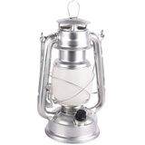 ChiliTec led Camping Laterne 'ct-cl Silver' ØxH 12x23,5cm, 4x aa, warmweiß