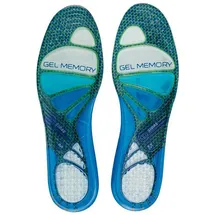 SIDAS Gel Memory Kissen Einlegesohlen 42-43 Schwarz/Blau