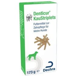 Dechra Denticur Kaustriplets mit Enzymen für kleine Hunde 173 g