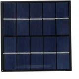 Solarpanel, 3 W, 5 V, tragbares Ladegerät, polykristalline Solarzelle, 100 x 100 mm, für Outdoor-Camping, 12 V Akku-Ladeanwendungen