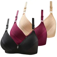 CSKJ Bügel BH - Glatter BH Damen Ohne Bügel mit tiefem V-Ausschnitt Bügelloser BH komfortabler Tshirt BH Soft Schlaf BH mit zusätzlicher BH-Verlängerung - 95C