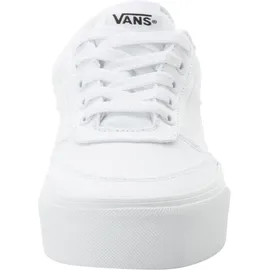 Vans Brooklyn LS Damen Plateau-Sneaker Weiß 40,5