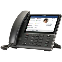 Mitel 6873 SIP Phone Schnurgebundenes Telefon, VoIP Bluetooth, PoE Farbdisplay Schwarz