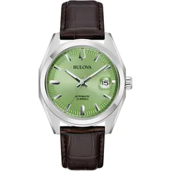 Bulova 96B427 Herrenuhr Automatik Surveyor Braun/Hellgrün