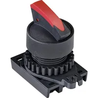 TRU Components TC-9860204 S2SRN-S5KR Wahltaste Knebel Rot 2 x