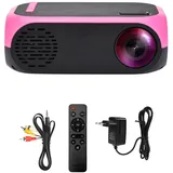 Ouitble Mini Beamer Tragbarer LED-Projektor 1080P HD Tragbar Handprojektor mit HD Multimedia Interface/USB/SD/AV mit Bilder/Musik/Videos/Text Funktionen