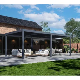 Paragon Outdoor Pergola Grand Tuscan 1224 Anthrazit 369 cm x 721 cm x 256 cm