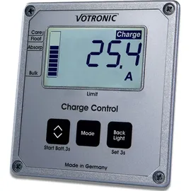 Votronic LCD-Charge Control S-VCC Bedienelement Silber