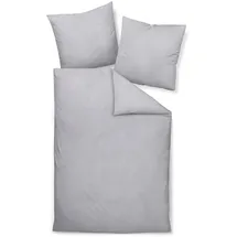 JANINE Interlock Jersey Grau 155 x 220 cm + 80 x 80 cm