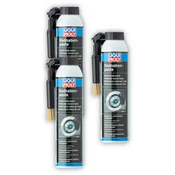 3x 200ml LIQUI MOLY 4058 Trennpaste Radnaben-Paste Felgen Pinseldose