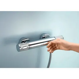 Grohe Precision Feel Aufputz-Duscharmatur mit Thermostat Chrom 34791001