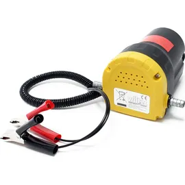 Wiltec Ölabsaugpumpe 12 V 60 W, 130 x 130 x 85 mm, 1,5 l/min, Absaugpumpe für Diesel, Biodiesel, Heizöl, Dieselpumpe Ölpumpe Heizölpumpe für den