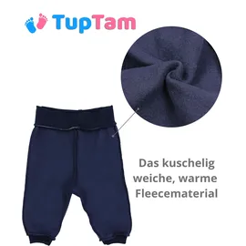 TupTam Fleecehose Pumphose Schwarz/Dunkelblau 98