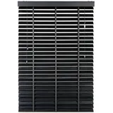 Soluna Jalousie 60x240 cm, schwarz Holz,