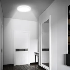 Briloner LED Deckenlampe 24x3 cm weiß