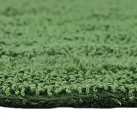Homescapes Badematte Flaschengrün Ø 80 cm