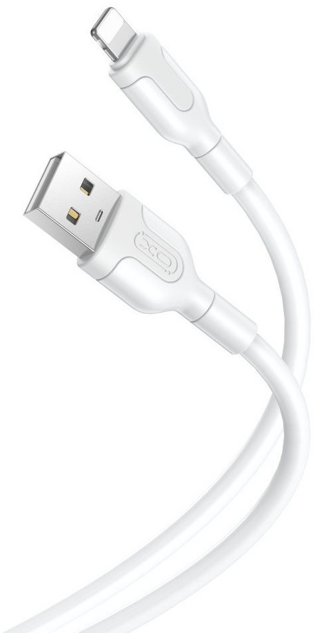XO Kabel NB212 USB - iPhone-Anschluss 1,0 m 2,1A weiß Smartphone-Kabel weiß