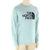 The North Face Teen Easy LS Kinder Shirt-Hell-Blau-M