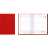 IDENA 12037 - Buchkalender DIN A5 2026, 1 Tag