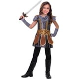 amscan 9908469 Warrior Cutie Halloween-Kostüm, Alter 12–14 Jahre, grau, Teen (12-14 Years)