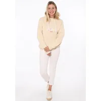 Zwillingsherz Hoodie, mit "Amore"-Aufstick und Herzchen am Rücken, Gr. L, beige, , 98260023-L