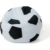 go gift Sitzsack, Weiß, Schwarz, Oxford-Fußball