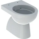 Geberit Renova Stand-WC Tiefspüler, Abgang vertikal, teilgeschlossene Form, Rimfree, weiß