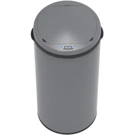 Svita Sensor-Mülleimer 42L Stahl Mülleimer mit Sensor Elektrischer Abfalleimer Küche Automatik Mülleimer Grau