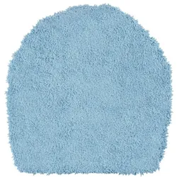 Badematte, blau, WC-Deckelbezug (47cm x 50cm),, Badematten