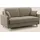 divani.store Edgar Schlafsofa, Stoff, braun, 160 cm (Mat. 120 x 197)