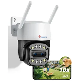 Ctronics 2,5K 10X Hybrid-Zoom Weiß