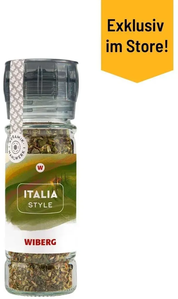 Wiberg Gewürzmühle Italia Style, Kräutersalz, 43g