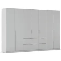 Rauch Drehtürenschrank »Kleiderschrank Schrank Garderobe AGORDO mit Dekor- oder Hochglanzfront«, (in zwei Griff-Farben mit Dekor- oder Hochglanzfront), mit Außenschubkästen, in 6 Breiten und 2 Höhen MADE IN GERMANY, grau